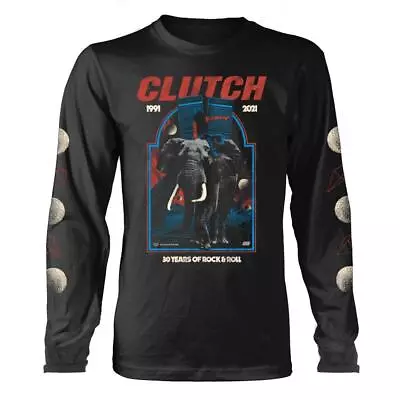 Buy Clutch Unisex Adult Elephant Long-Sleeved T-Shirt PH1345 • 18.59£