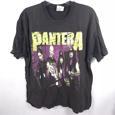 Buy Vintage Original 1990s PANTERA Rock Metal Concert T-Shirt XL Black Beyond Driven • 136.92£