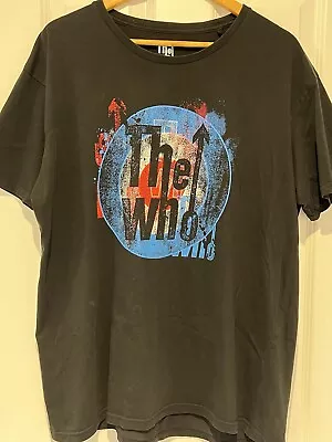 Buy The Who Distressed Target Logo Men's XXL Yearhour 2017 LLP T-Shirt • 7.95£