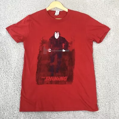 Buy Gildan THE SHINING T Shirt Mens M Medium Red Johnny Graphic Ring Spun Softstyle • 7.95£