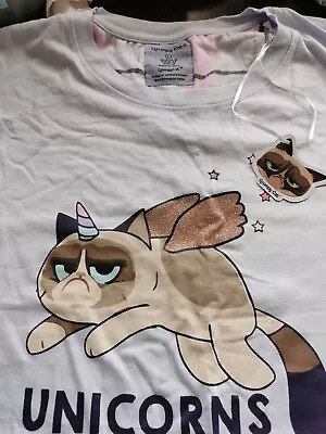 Buy Cute Grumpy Cat Brand Long Sleeve Pyjama Top • 4.50£