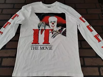 Buy IT THE MOVIE - 2020 Pennywise Printed Long Sleeve Retro T-shirt ~M L XL XXL • 18.64£