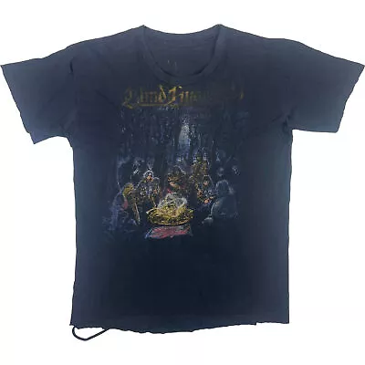 Buy Vintage Blind Guardian Tour 1992 Distressed Single Stitch T-shirt Black Rare L • 59.99£