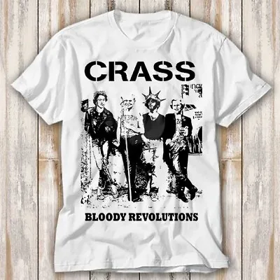 Buy Crass Bloody Revolutions T Shirt Top Tee Unisex 4107 • 6.70£