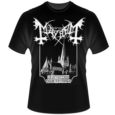 Buy Mayhem - T-Shirt, De Mysteriis Dom Sathanas ,Euronymous, Ulver,Archgoat • 13.62£