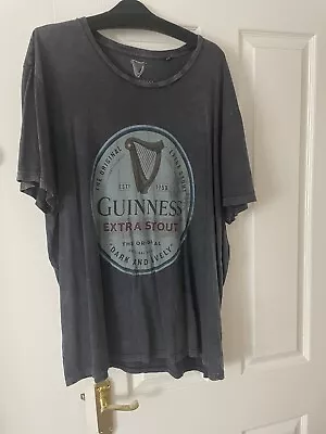 Buy Next Mens Guiness T-Shirt Grey 2XL • 8.85£