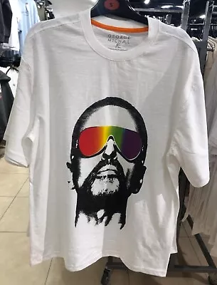Buy GEORGE MICHAEL T-SHIRT 100% Cotton COOL TEE RETRO X Primark New Tag Licensed • 20£