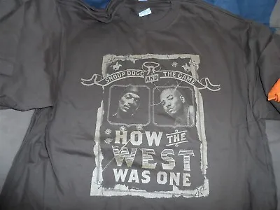 Buy SNOOP DOGG & THE GAME - 2005 How The West Was One T-shirt ~Never Worn~ XL • 14.91£