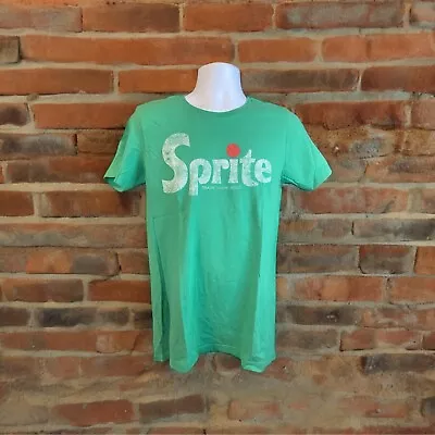 Buy Coca-Cola Sprite Logo Graphic T-Shirt Unisex Medium Green • 8.38£