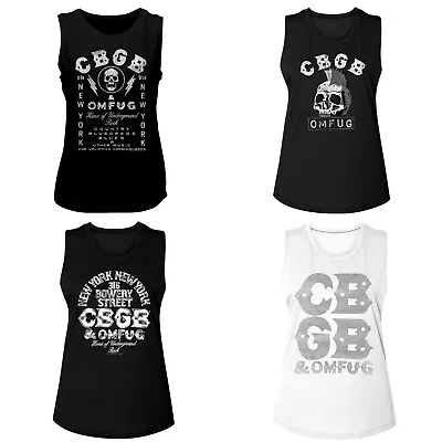 Buy Pre-Sell CBGB Underground Music Licensed Ladies Women's Muscle Tank Top Shirt  • 24.04£