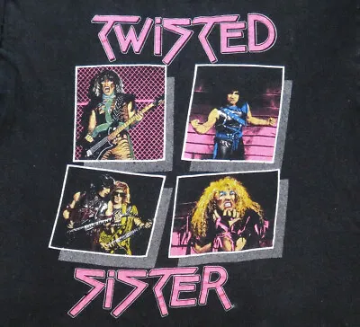 Buy Twisted Sister Band Rock Cotton Black Men S-234XL T-Shirt AC1118 • 20.16£
