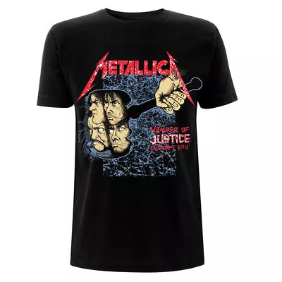Buy Official METALLICA - Hammer Of Justice - For All Hardwired Master Unisex T Shirt • 11.89£