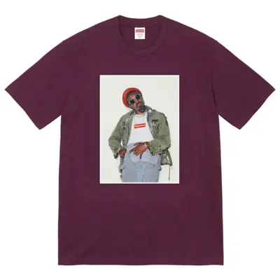 Buy Supreme Andre 3000 Tee (eggplant) (large) Fw22 Slap Shot Elephant Catwoman Brace • 98.02£