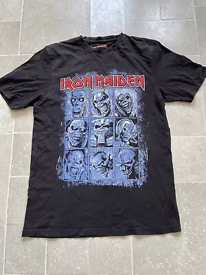 Buy *IRON MAIDEN* T SHIRT Size SMALL BAND TOP BLACK THE TROOPER 80’s 90’s HEAVY ROCK • 11.25£