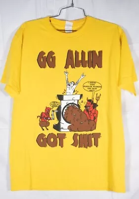 Buy Remake GG ALLIN  GOT SH*T  T-shirt, Daisy Color TE5005 • 17.73£