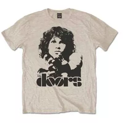 Buy The Doors Men's Break On Through Short Sleeve T-Shirt, Beige, Large • 15.95£