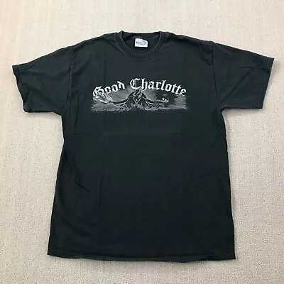 Buy VINTAGE Good Charlotte Shirt Adult Large Black Punk Rock Band Tee Mens Y2K • 32.62£