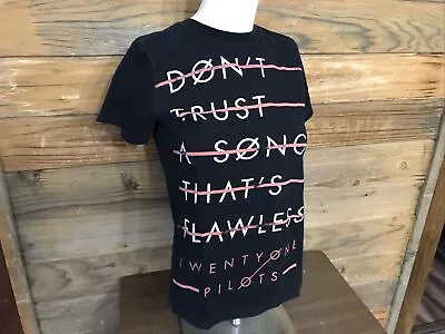 Buy 21 Twenty One Pilots Don’t Trust A Song That Is Flawless Concert Tour Shirt Sm • 13.06£