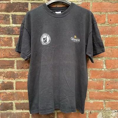 Buy Vintage 90s Guinness Promo T Shirt XL Double Sided Bartender Pub Breweriana • 19.99£