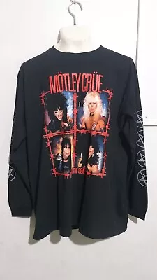 Buy Motley Crue Shout Devil Long Sleeve T Shirt Hard Rock Dokken Bon Jovi Ratt • 28.01£