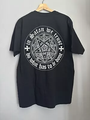 Buy Vintage Dimmu Borgir In Satan We Trust Do What Has To Be Done Black Metal Shirt • 83.09£