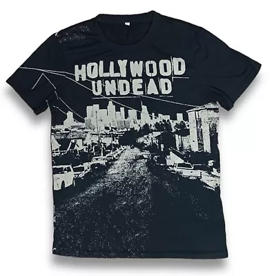 Buy Hollywood Undead Hotel Kalifornia All Over Screen Print Tee Shirt Size XL • 46.59£