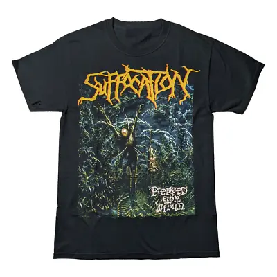 Buy Suffocation Pierced From Within T-Shirt Short Sleeve Black Men S To 2345XL BE553 • 19.50£