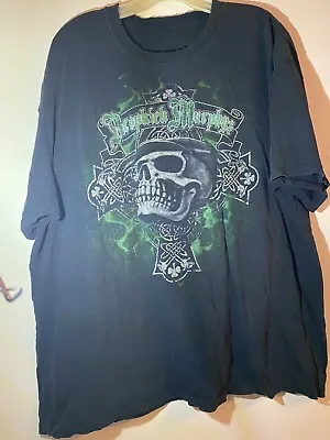 Buy Vintage Dropkick Murphys Shirt Mens 2XL Skull Hat Black Punk Rock Band Concert • 37.27£