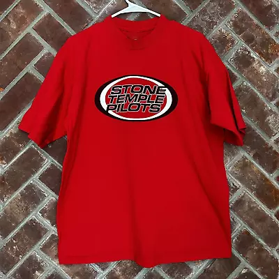 Buy Stone Temple Pilots Tour 2000 T-Shirt Short Sleeve Cotton Red Men S To 5XL BE105 • 19.50£