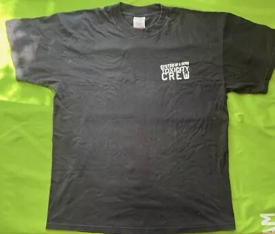 Buy System Of A Down Original Vintage 2002 Toxicity Tour Crew T Shirt Size XL Rare • 0.01£