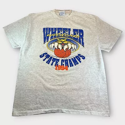 Buy Vintage 1994 Wheeler High School Wildcats Marietta GA Basketball State Champs XL • 28£