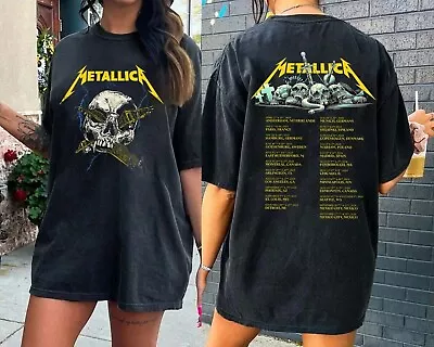 Buy HOT SALE! Metallica Band Metal Tour 2023 2024 M72 Tour Music Event T-Shirt S-5XL • 28.89£