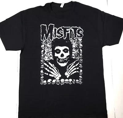 Buy The MISFITS T-shirt Fiend Skull Danzig Horror Punk Rock Tee Men's New • 15.86£